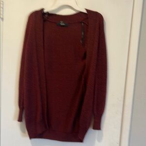 Burgundy marled forever, 21 cardigan